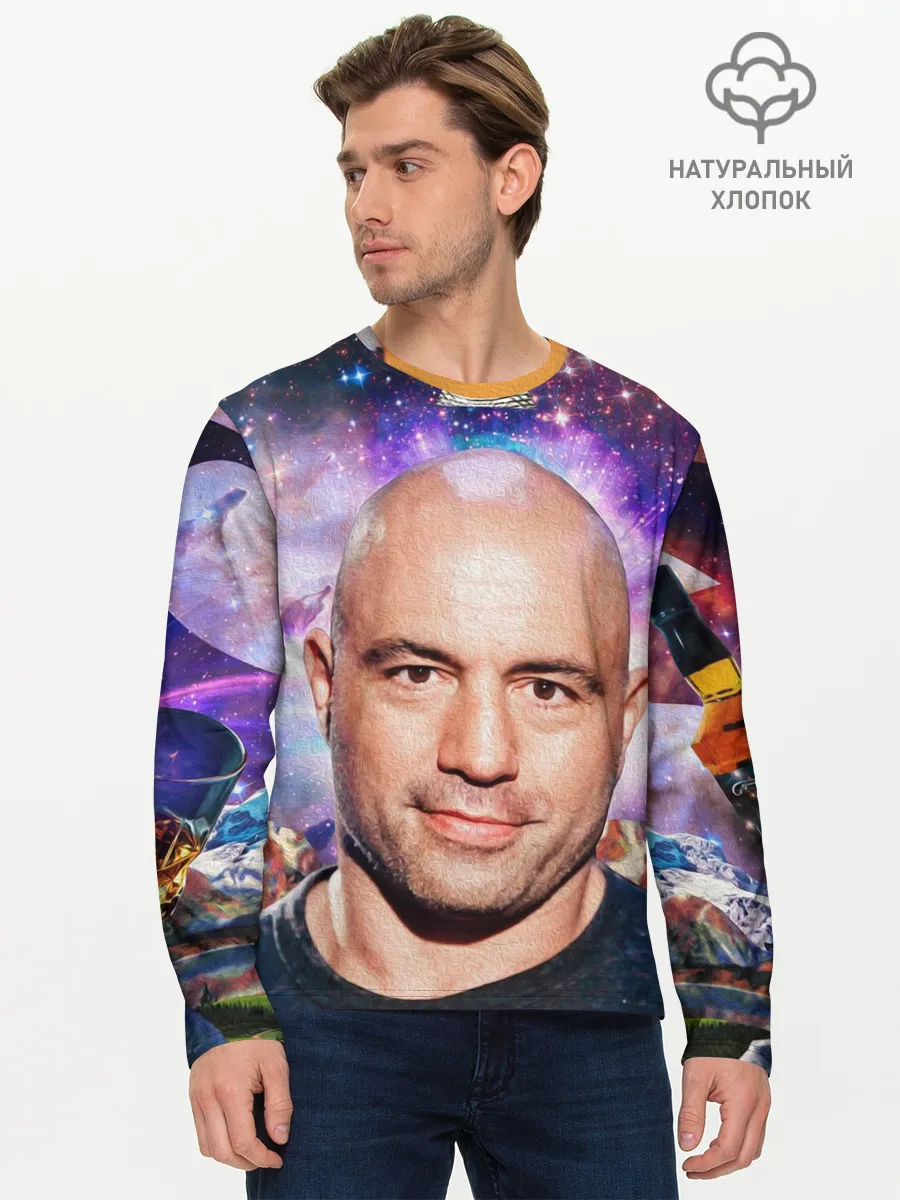 Мужской лонгслив базовый / ДЖО РОГАН ПОДКАСТ