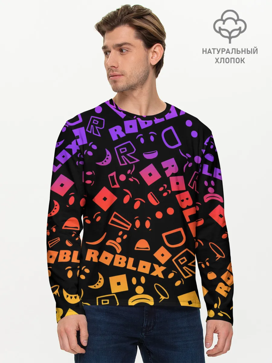 Мужской лонгслив базовый / ROBLOX | РОБЛОКС