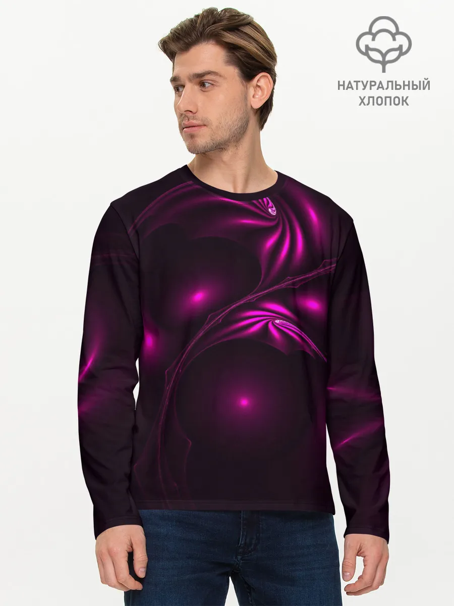 Мужской лонгслив базовый / Lullaby Pink