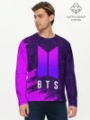 Мужской лонгслив базовый / BTS / БТС