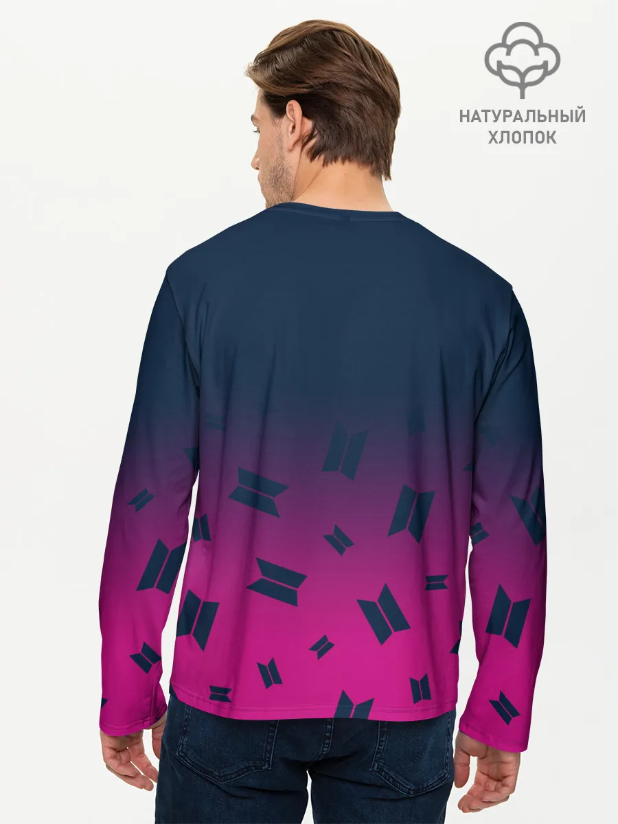 Мужской лонгслив базовый / BTS / БТС