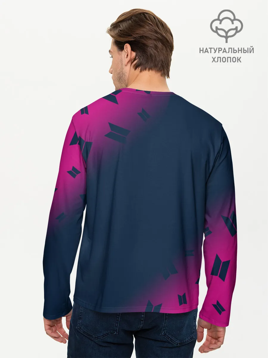 Мужской лонгслив базовый / BTS / БТС