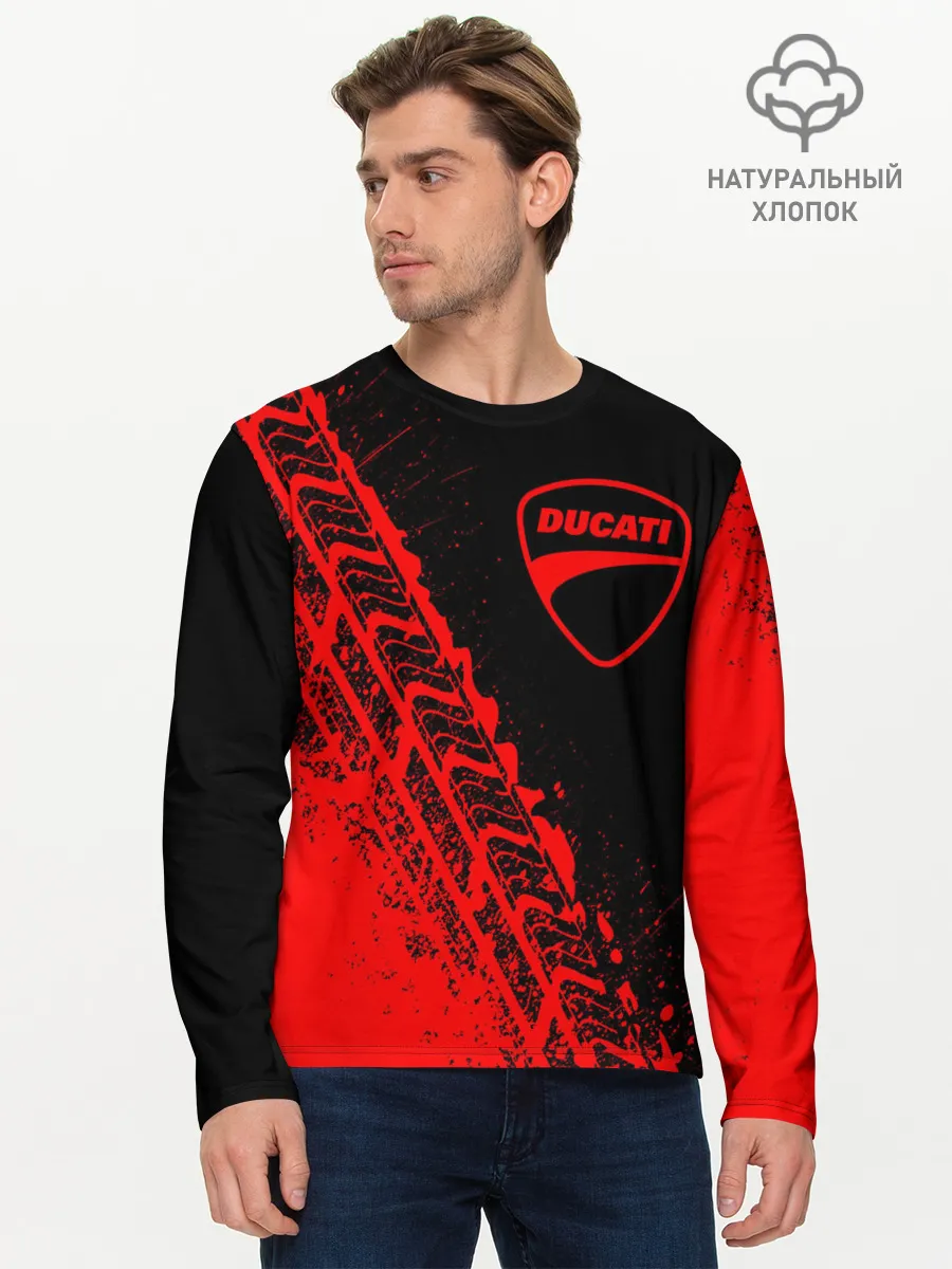 Мужской лонгслив базовый / DUCATI [3]