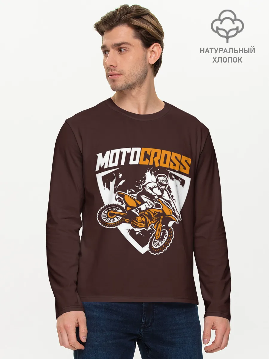 Мужской лонгслив базовый / MOTOCROSS | МОТОКРОСС