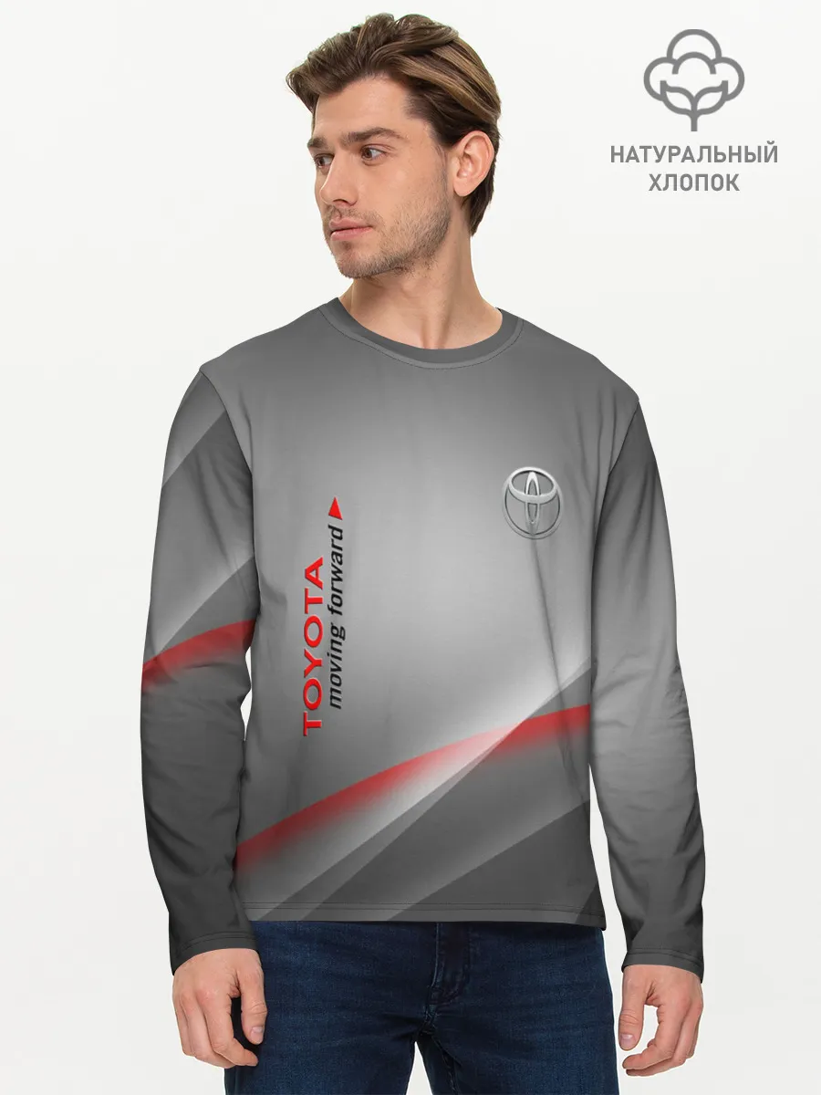 Мужской лонгслив базовый / TOYOTA