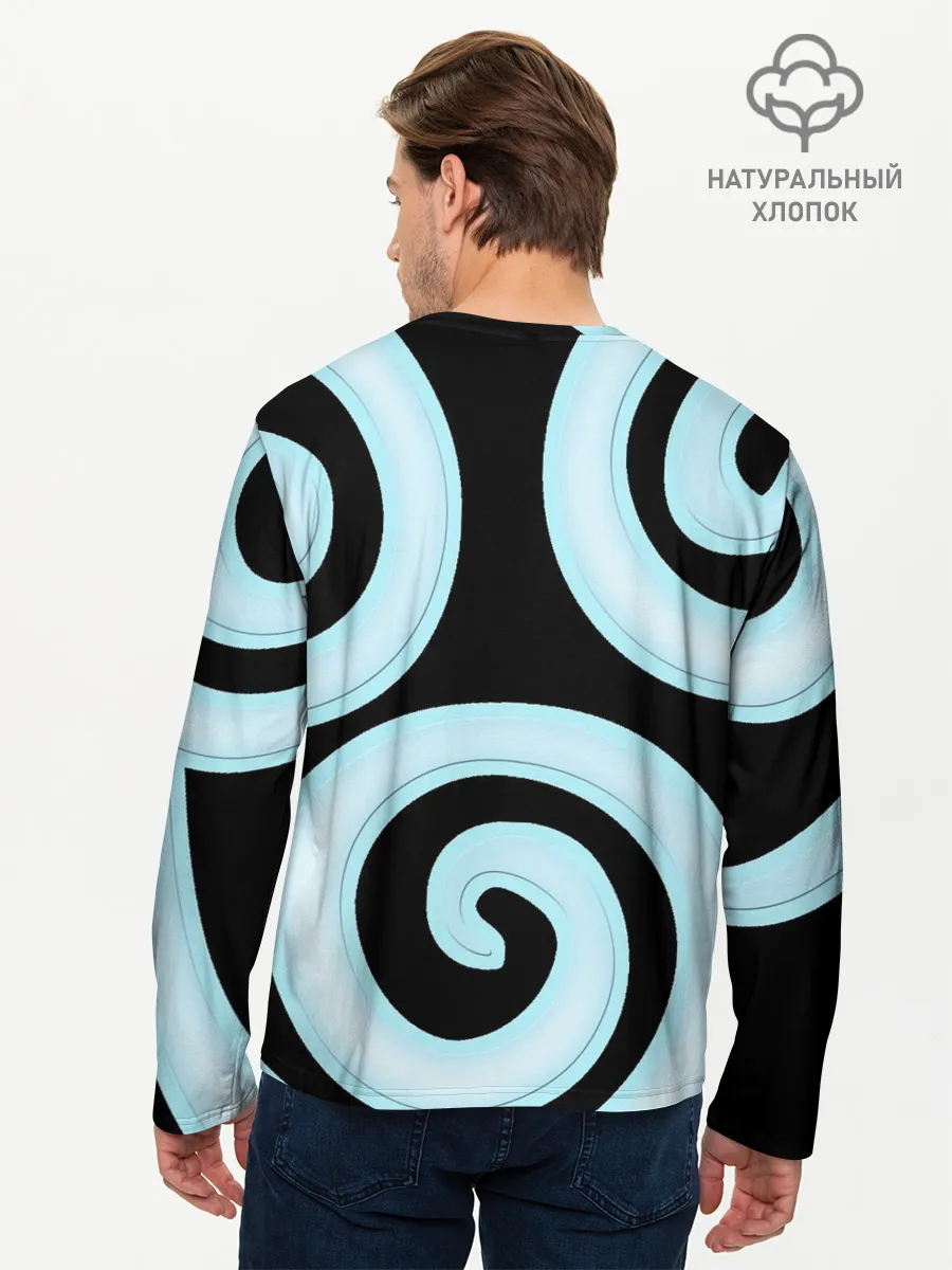 Мужской лонгслив базовый / Аватар Легенда об Аанге