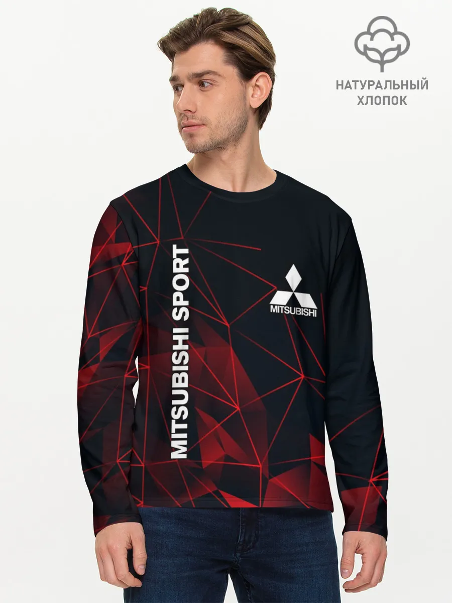Мужской лонгслив базовый / MITSUBISHI