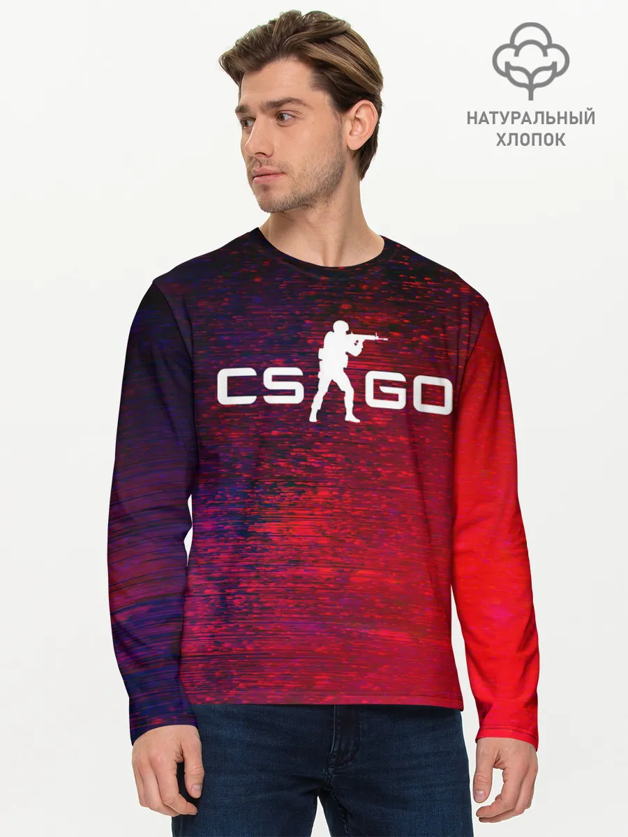 Мужской лонгслив базовый / CS GO | КС ГО