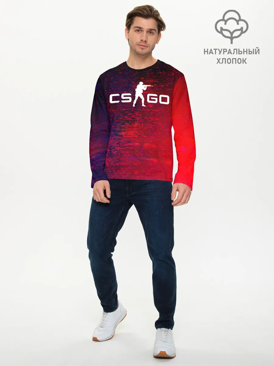 Мужской лонгслив базовый / CS GO | КС ГО