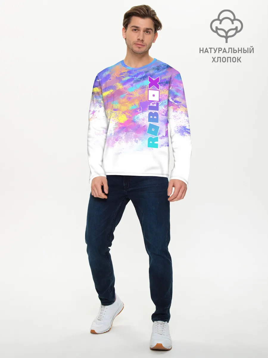 Мужской лонгслив базовый / ROBLOX | РОБЛОКС