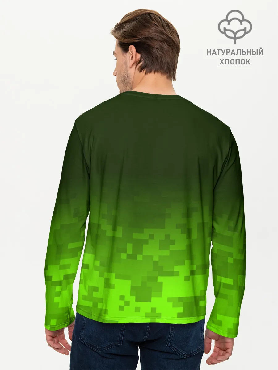 Мужской лонгслив базовый / MINECRAFT / МАЙНКРАФТ