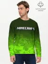 Мужской лонгслив базовый / MINECRAFT / МАЙНКРАФТ