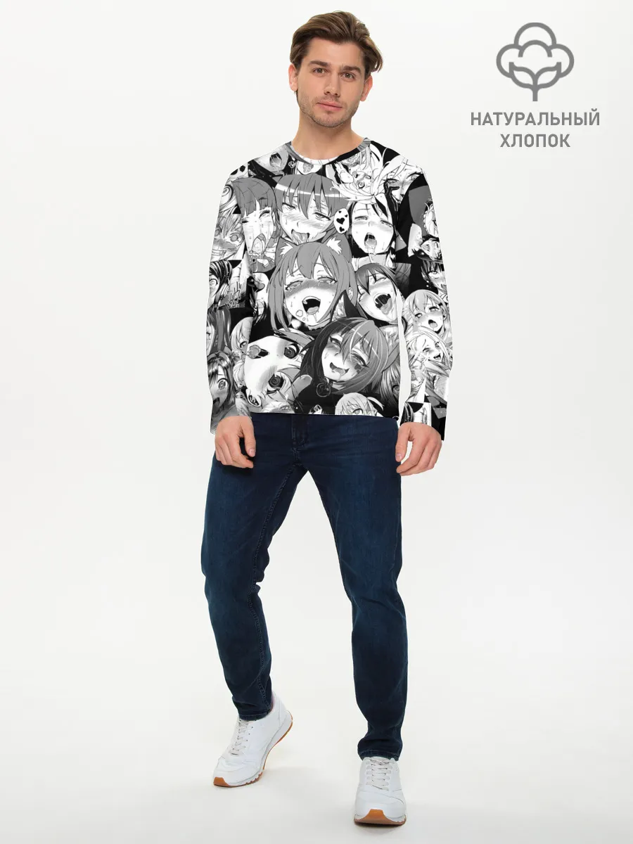 Мужской лонгслив базовый / СЕНПАЙ / SENPAI