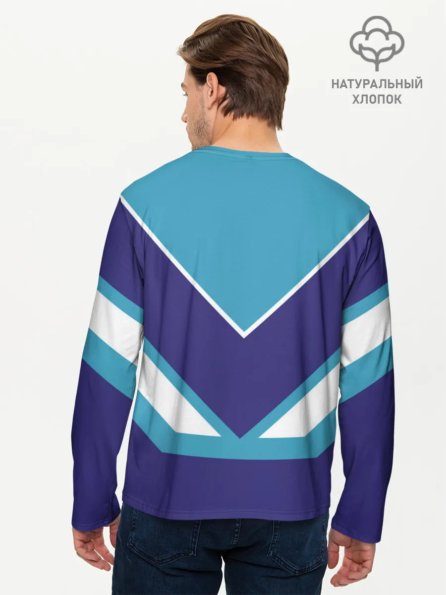 Мужской лонгслив базовый / Влад - банка сгущенки