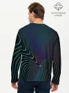 Мужской лонгслив базовый / НЕОН STRIPES