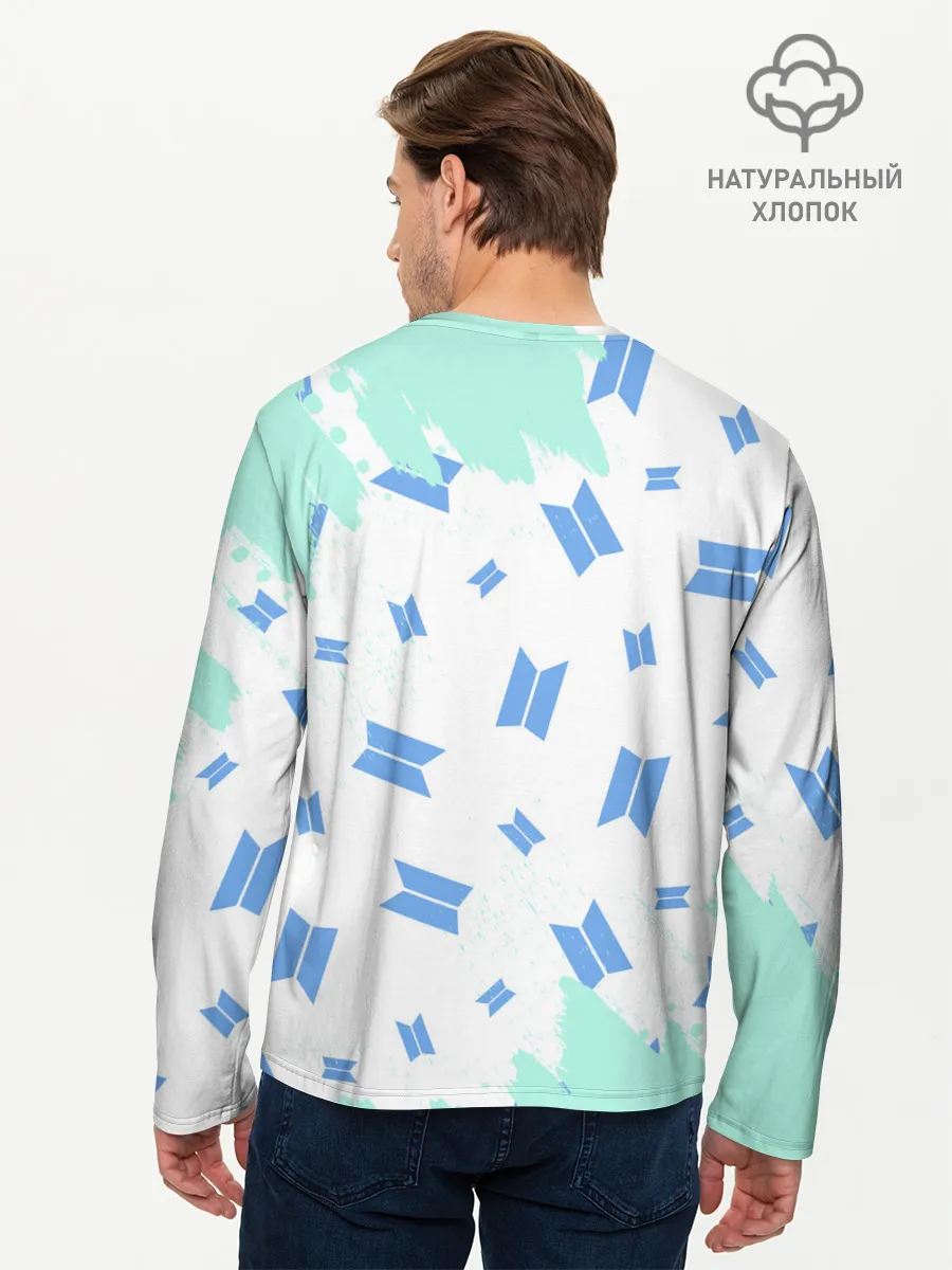 Мужской лонгслив базовый / BTS / БТС