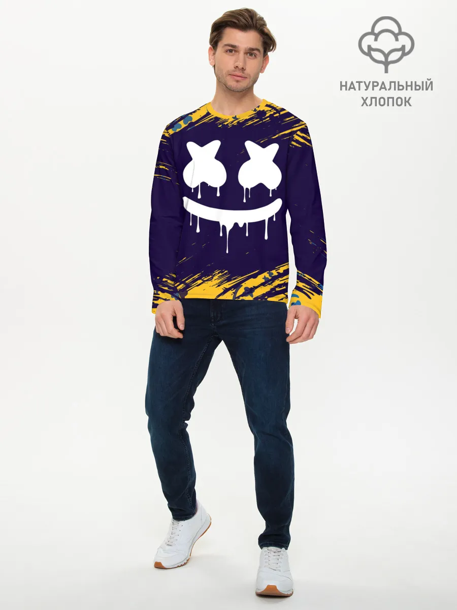 Мужской лонгслив базовый / MARSHMELLO / МАРШМЕЛЛОУ