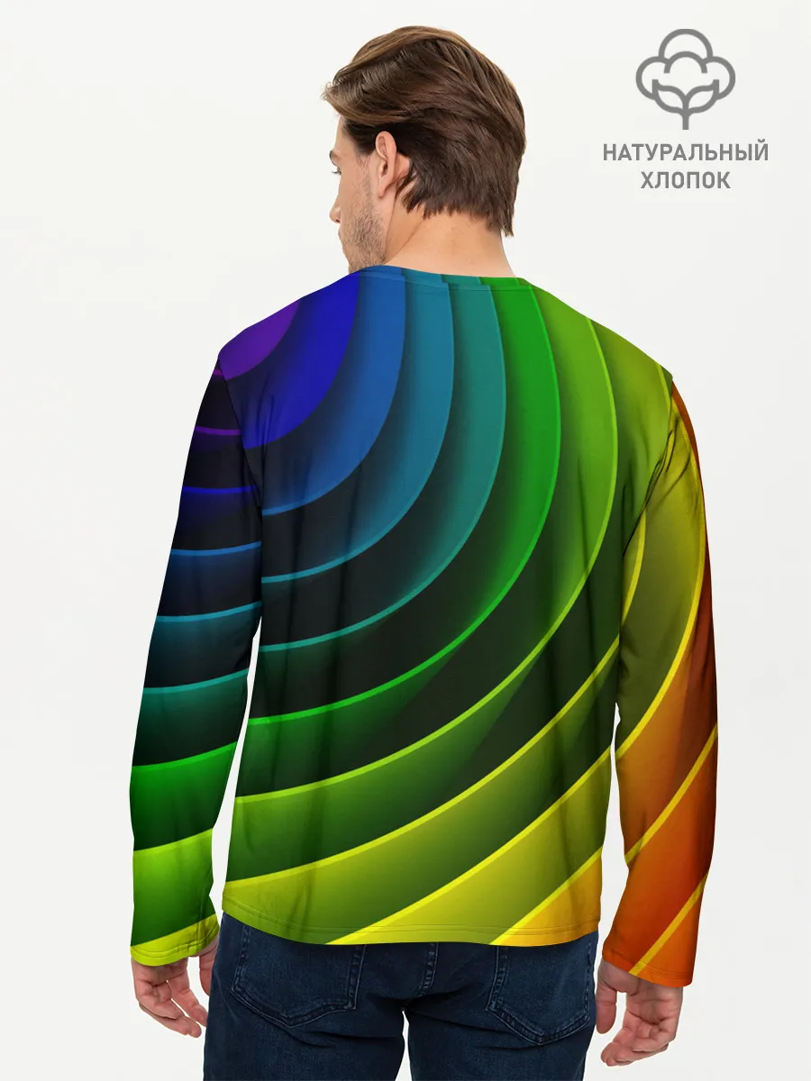 Мужской лонгслив базовый / Color