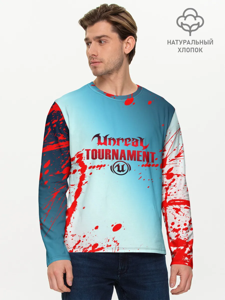 Мужской лонгслив базовый / Unreal Tournament