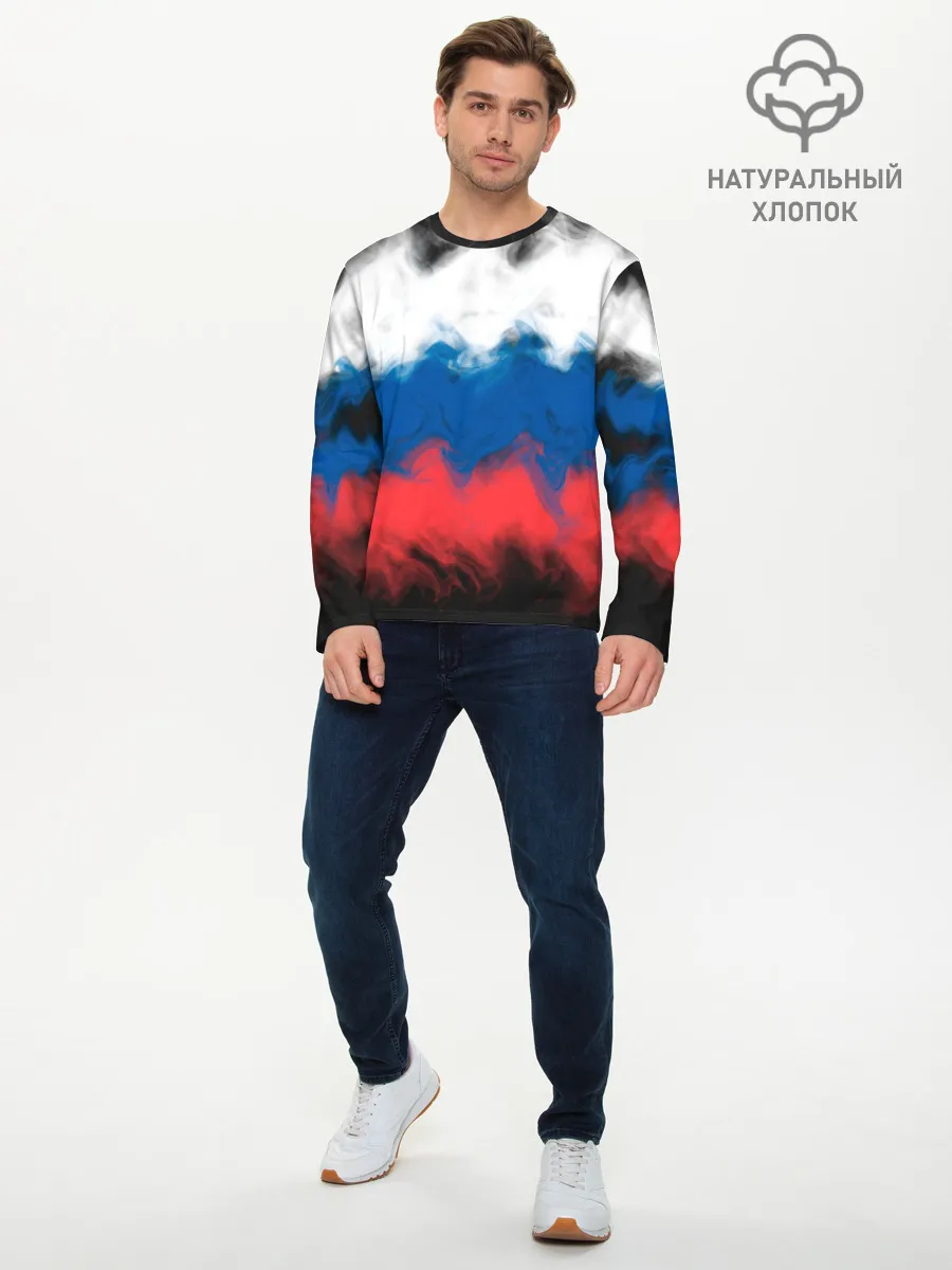 Мужской лонгслив базовый / Россия