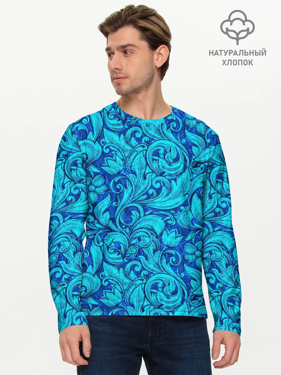Мужской лонгслив базовый / Флора | Flora