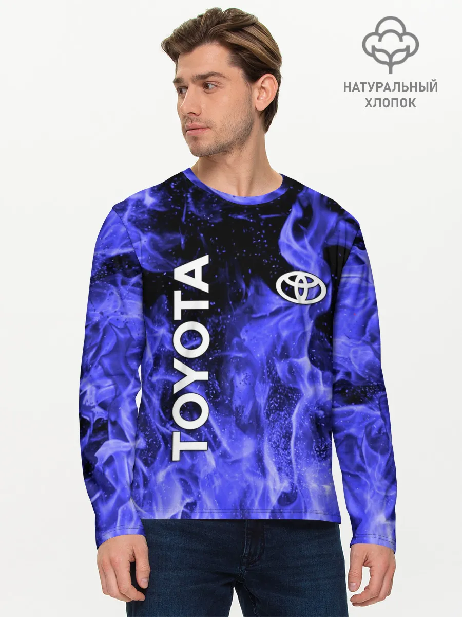 Мужской лонгслив базовый / TOYOTA