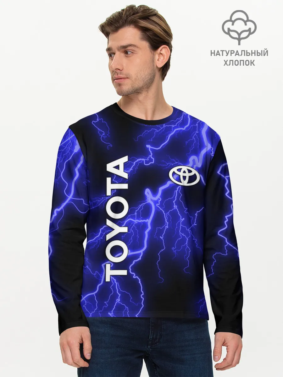 Мужской лонгслив базовый / TOYOTA