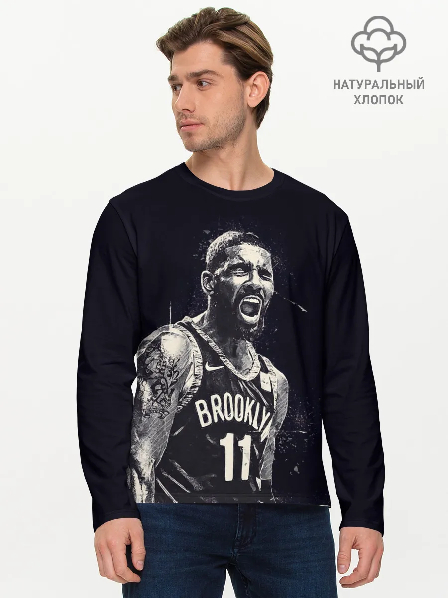 Мужской лонгслив базовый / Кайри Ирвинг