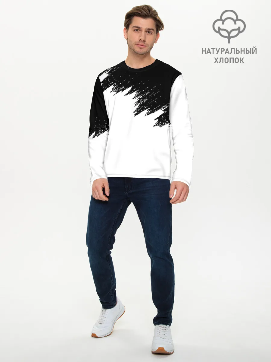 Мужской лонгслив базовый / КРАСКА И НИЧЕГО ЛИШНЕГО!