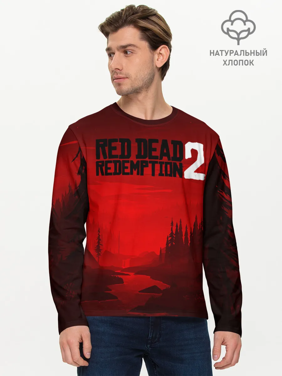 Мужской лонгслив базовый / Red Dead Redemption 2