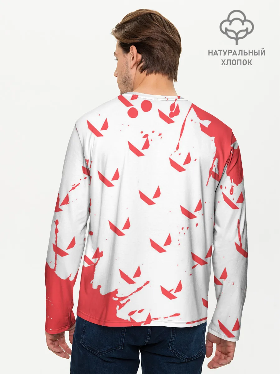 Мужской лонгслив базовый / VALORANT / ВАЛОРАНТ