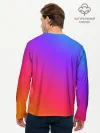 Мужской лонгслив базовый / Градиент