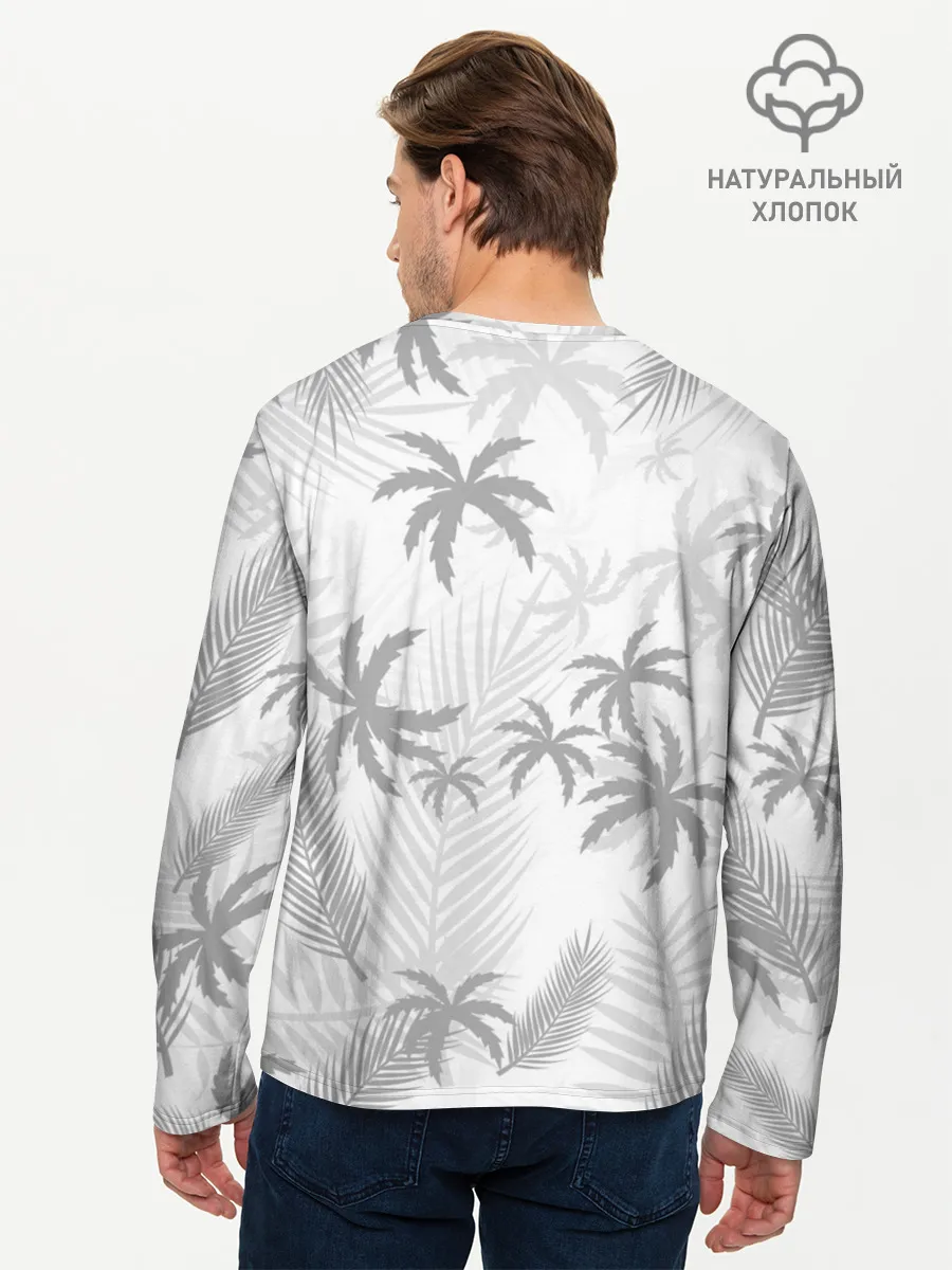 Мужской лонгслив базовый / ПАЛЬМЫ | ЛЕТО | TROPICAL