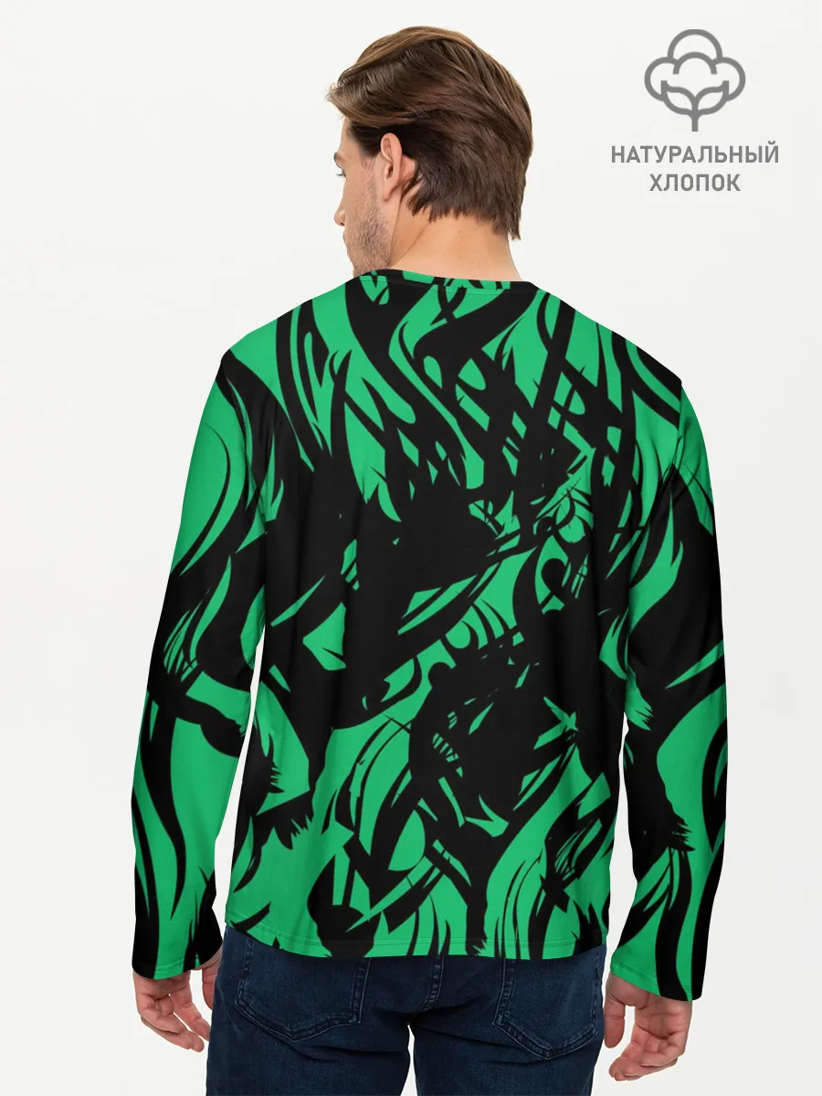 Мужской лонгслив базовый / Dragon | Дракон