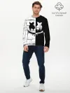 Мужской лонгслив базовый / FORTNITE MARSHMELLO.
