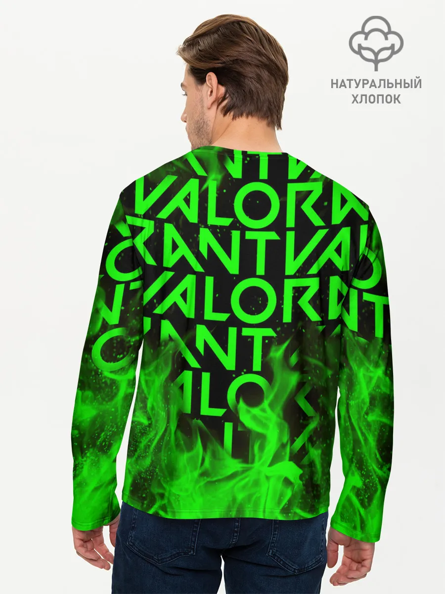 Мужской лонгслив базовый / VALORANT | ВАЛОРАНТ