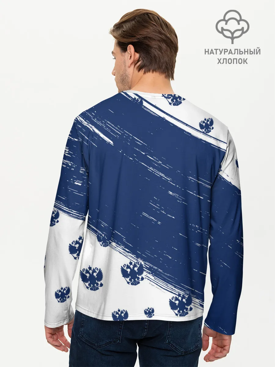 Мужской лонгслив базовый / РОССИЯ / RUSSIA