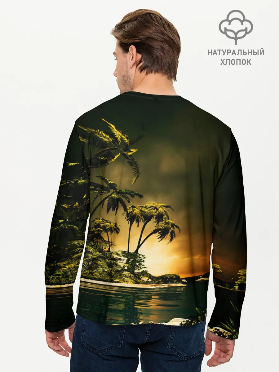 Мужской лонгслив базовый / РАЙСКИЙ ОСТРОВ