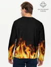 Мужской лонгслив базовый / Огонь