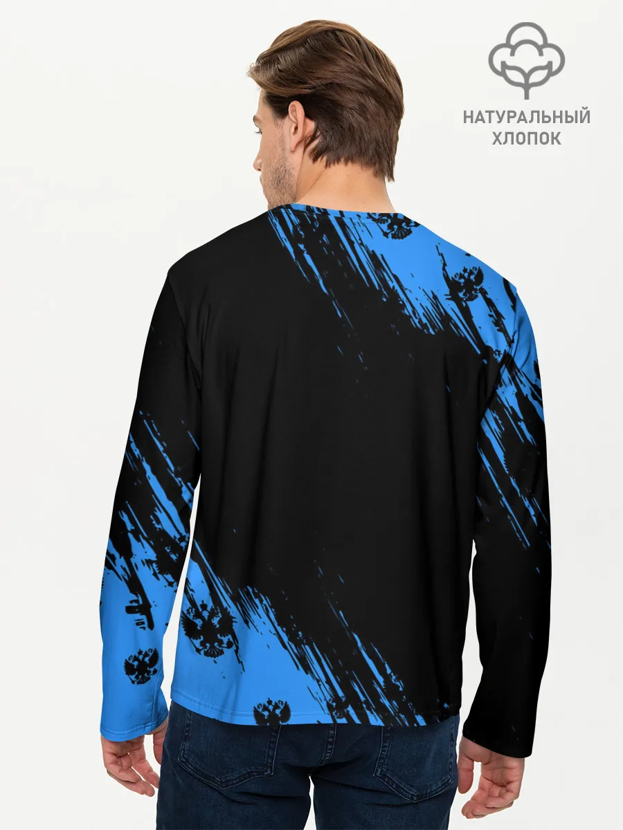 Мужской лонгслив базовый / РОССИЯ / RUSSIA