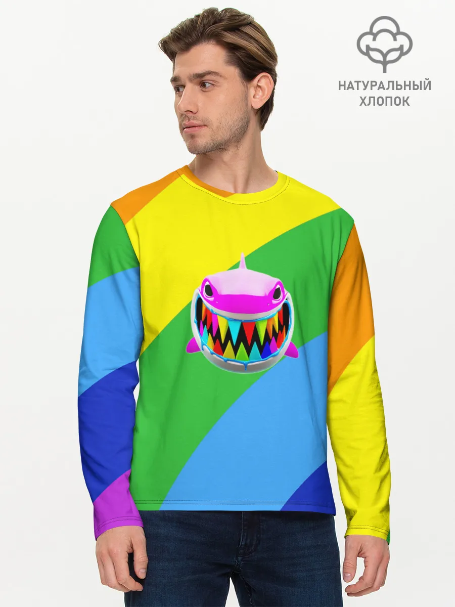 Мужской лонгслив базовый / 6ix9ine