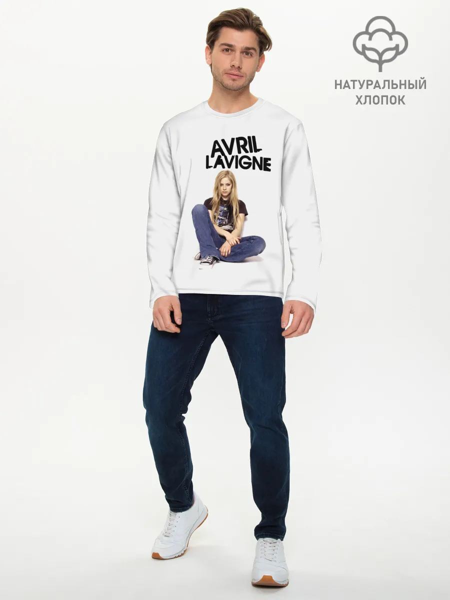 Мужской лонгслив базовый / Аврил Лавин