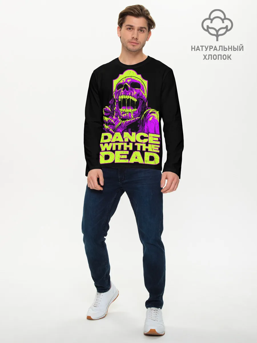 Мужской лонгслив базовый / DANCE WITH THE DEAD