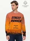 Мужской лонгслив базовый / Street runner