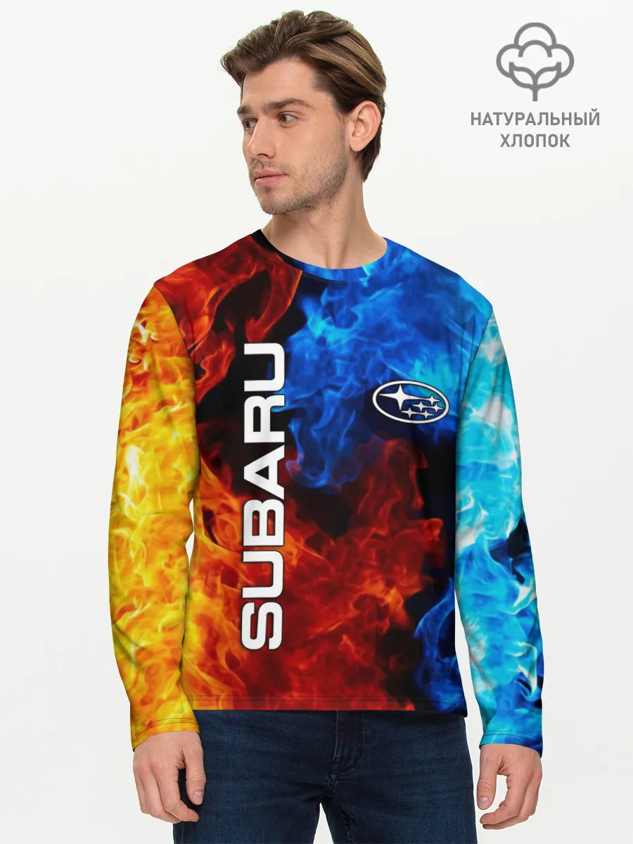 Мужской лонгслив базовый / SUBARU