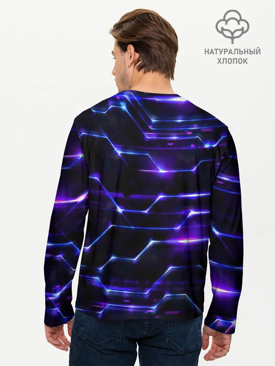 Мужской лонгслив базовый / Технологии будущее нано броня
