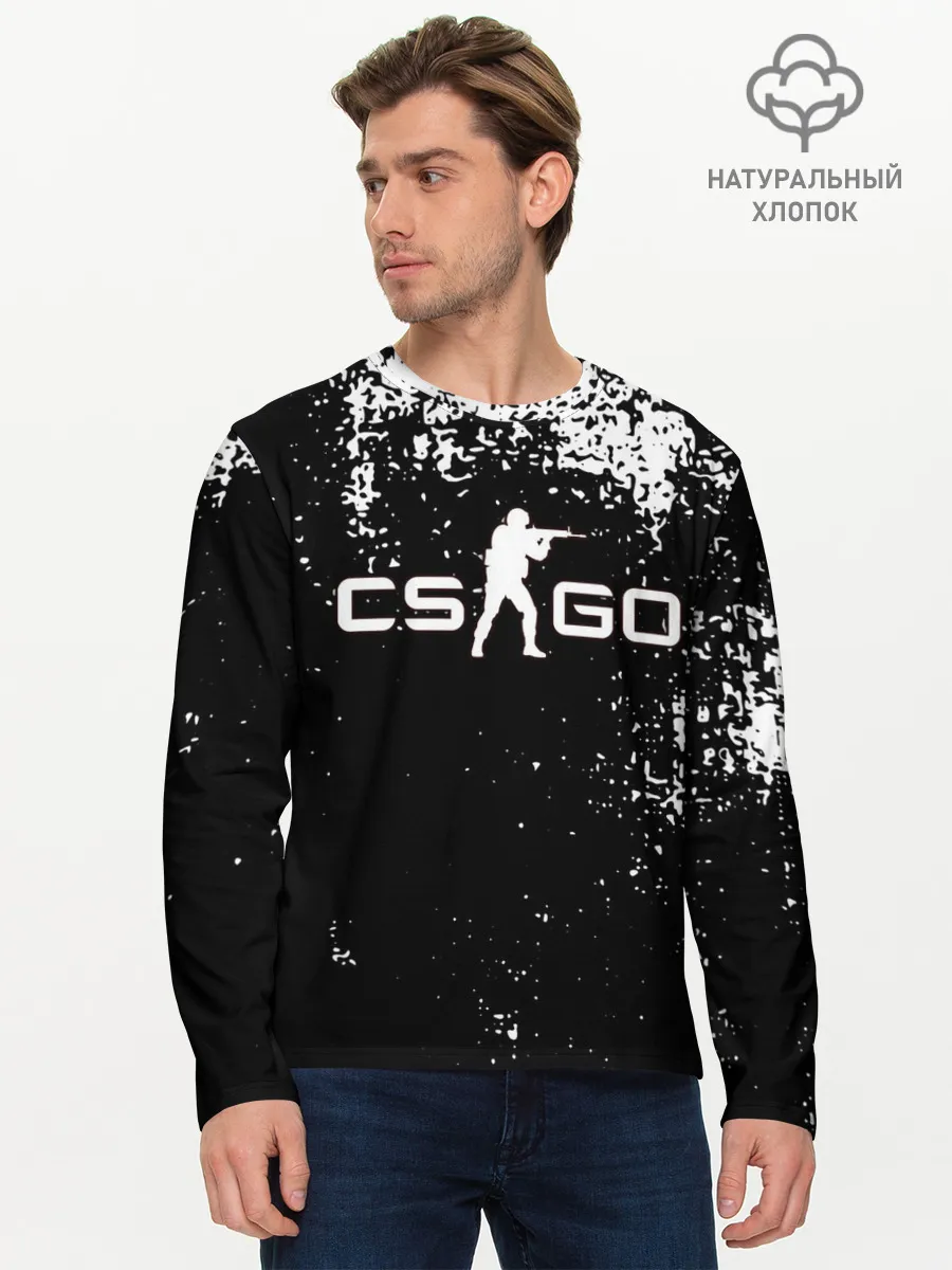 Мужской лонгслив базовый / COUNTER STRIKE