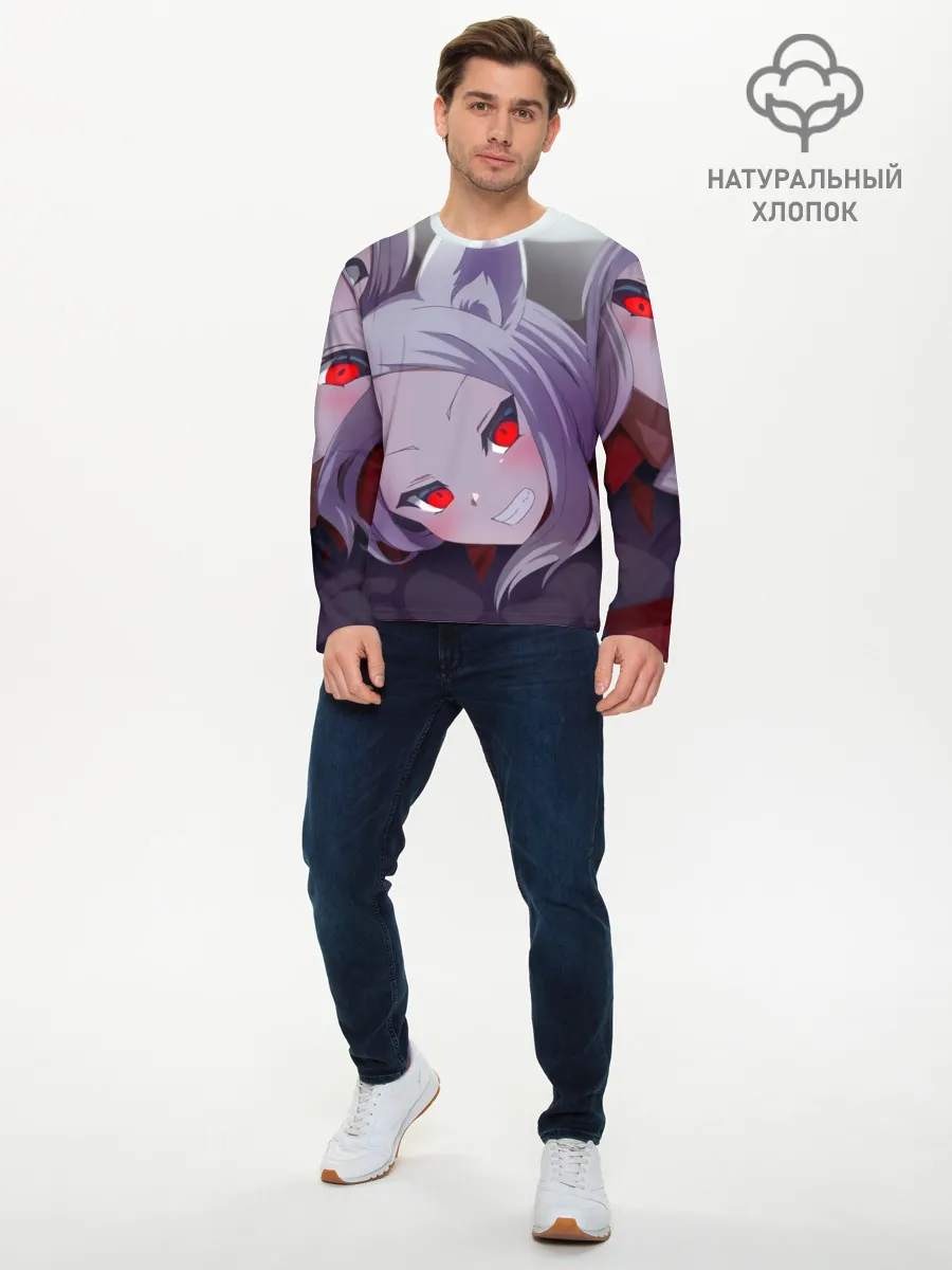 Мужской лонгслив базовый / Цербер из Хеллтейкера