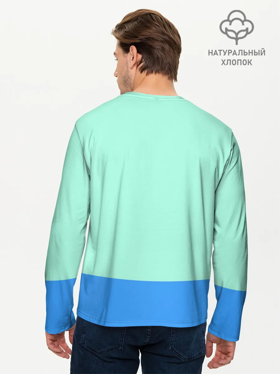 Мужской лонгслив базовый / готовка