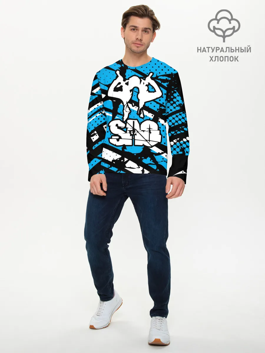 Мужской лонгслив базовый / Sword Art Online